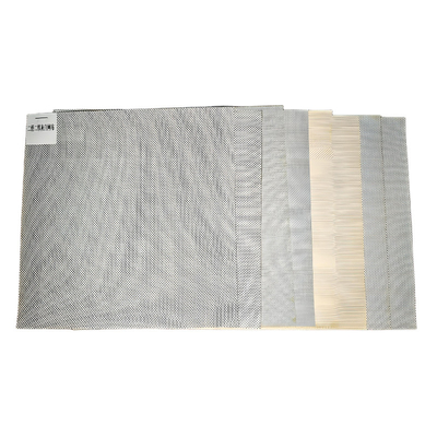 Customized Two Warp and Two Weft Mesh Cloth Train Interiors Window Fabric